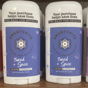 Tweed and spice natural deodorant