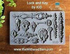 Lock and Key IOD Mould 6 x 10