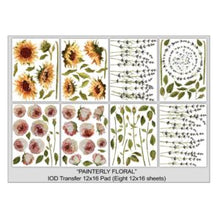 Load image into Gallery viewer, Painterly Floral 12 x 16    8 sheets