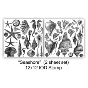 Seashore Stamp 12 x 12 2 sheets