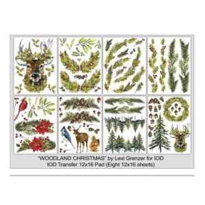 Woodland Christmas 12 x 16 pads 8 sheets
